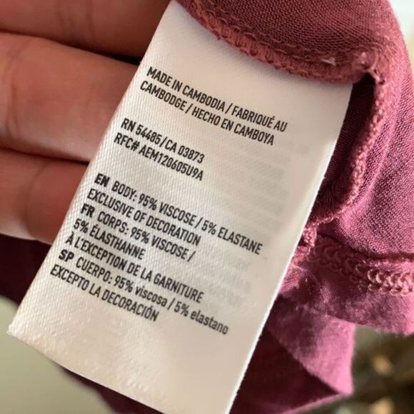 American Eagle Soft & Sexy Pink Babydoll Top - Picture 6 of 6